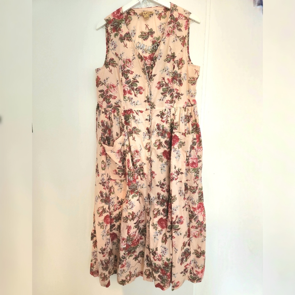 April Cornell Cotton Dress w Pockets